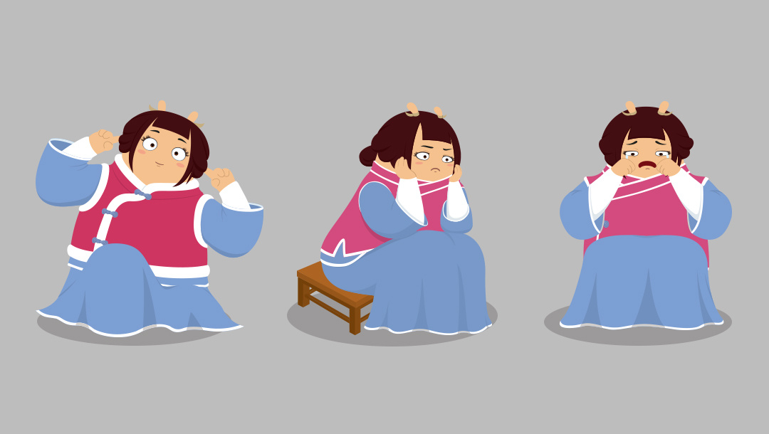 吃饭睡觉打豆豆动画系列电影《豆福传》主角人