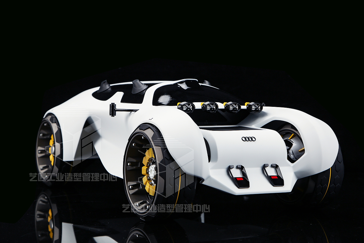 奥迪概念车模型制作拍摄