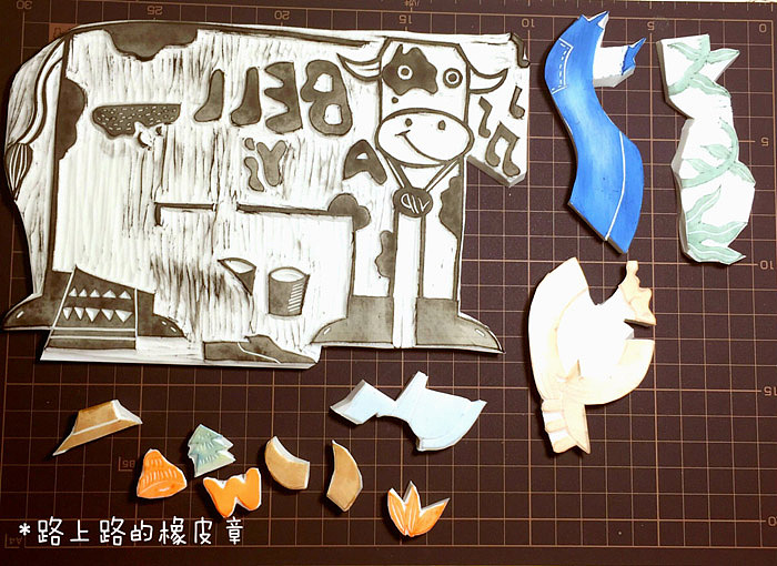 橡皮章重庆地铁展（图ZNDc4NjE4ODg=） - 商业插画 - 站酷设计师路上路原创素材 - 站酷ZCOOL