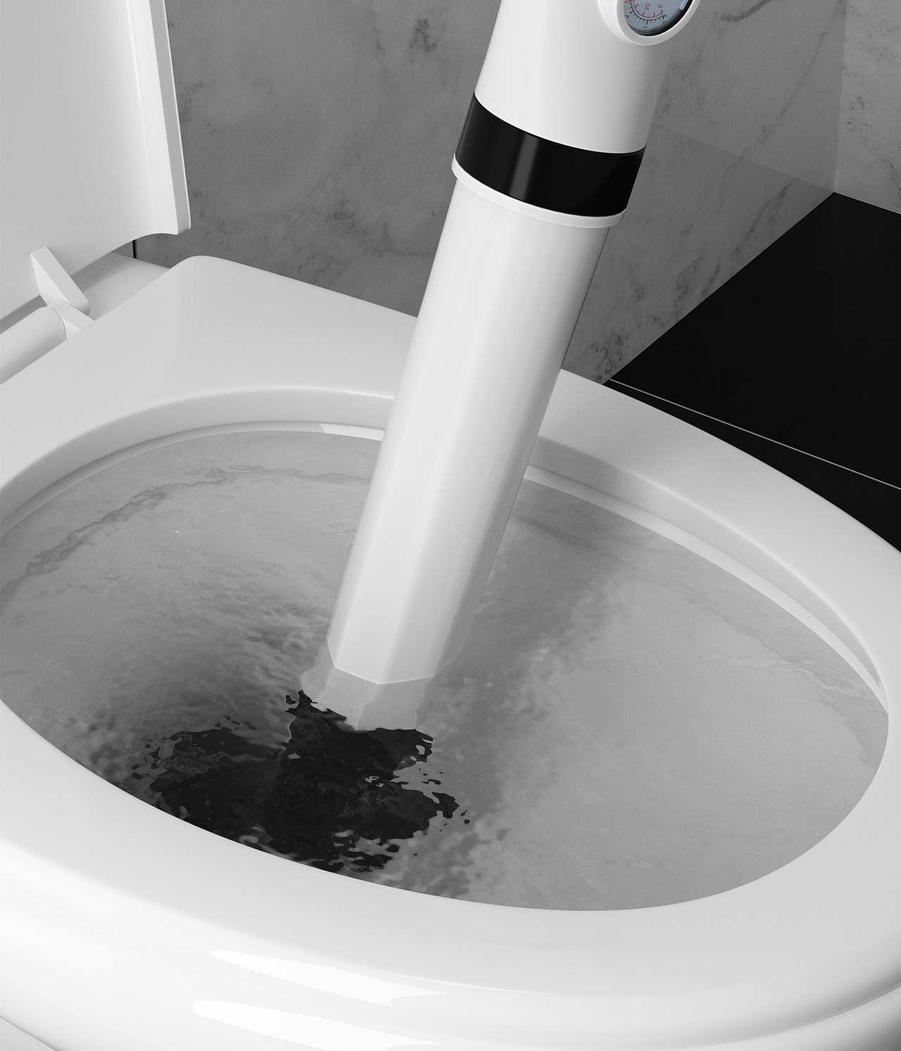 马桶疏通器建模