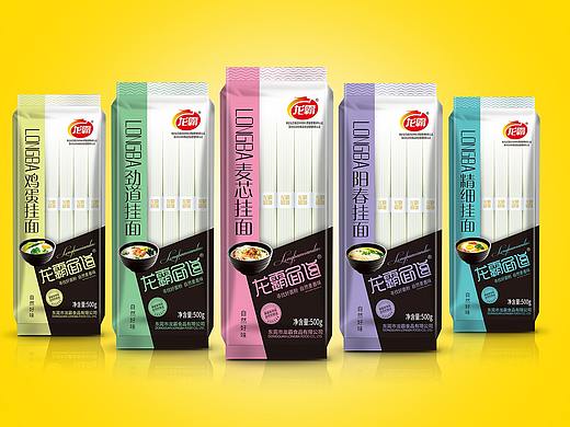 龙霸面道 挂面 面条 品牌包装设计