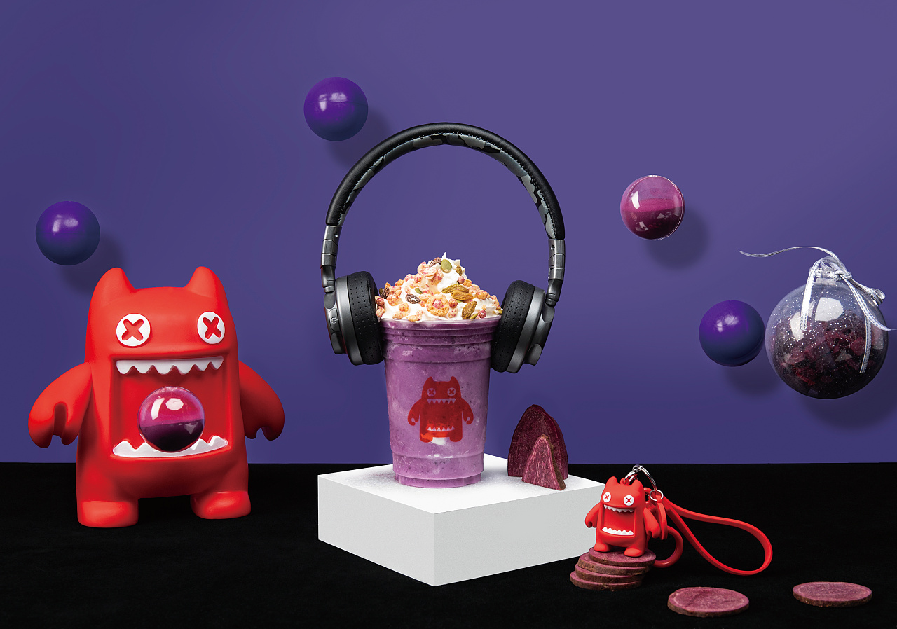 魔鬼猫 创意饮品拍摄