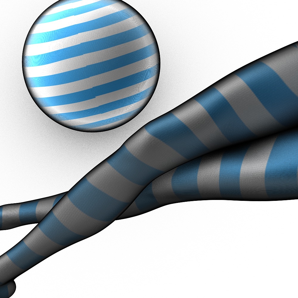 使用C4D原生渲染器就关于丝袜材质的第一次尝试（图ZMTk1NDkyNDc2） - 动画/影视 - 站酷设计师TIMEKB原创素材 - 站酷ZCOOL