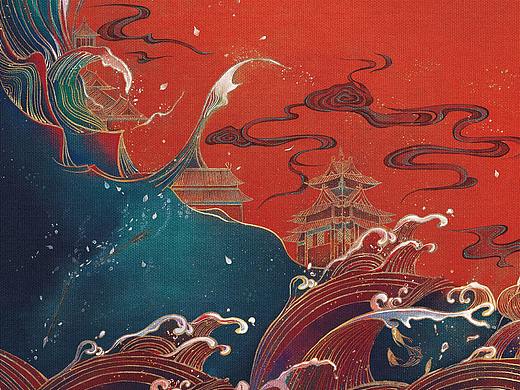 《步步惊心》书籍封面插画