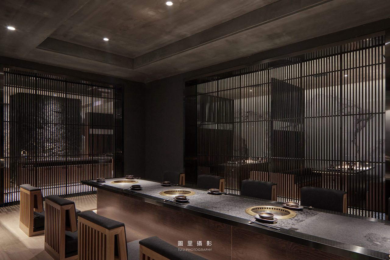 北城天街赤犇炭火烤肉室内空间摄影