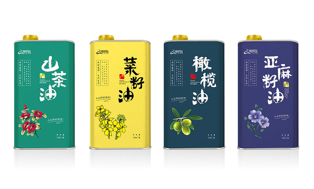 崇明岛系列油包装设计（图ZNjI4NDgzNDg=） - 包装 - 站酷设计师無出其右品牌設計原创素材 - 站酷ZCOOL