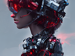 #站酷梦笔#心动 简洁 科技 时尚，构成，平面