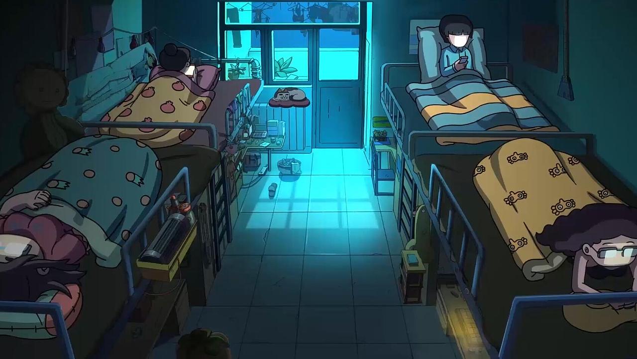 是不是每个宿舍的夜晚都这样皮?