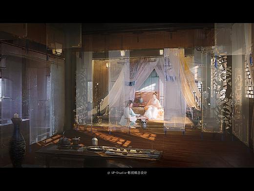 UP STUDIO 影视概念设计班古装戏学生气氛图作品