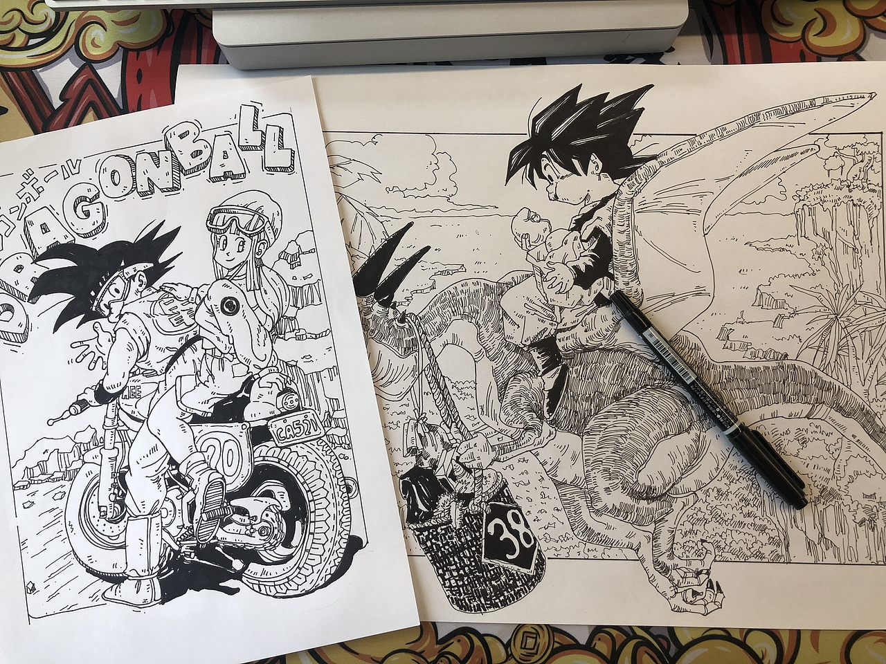 日常手绘 -（我与龙珠）（图ZMjExMTc4Mjg0） - 创作习作 - 站酷设计师elijah多力原创素材 - 站酷ZCOOL