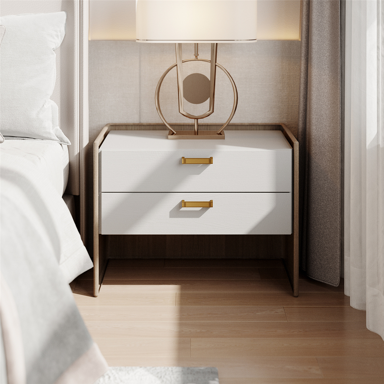 产品渲染-门把手合集