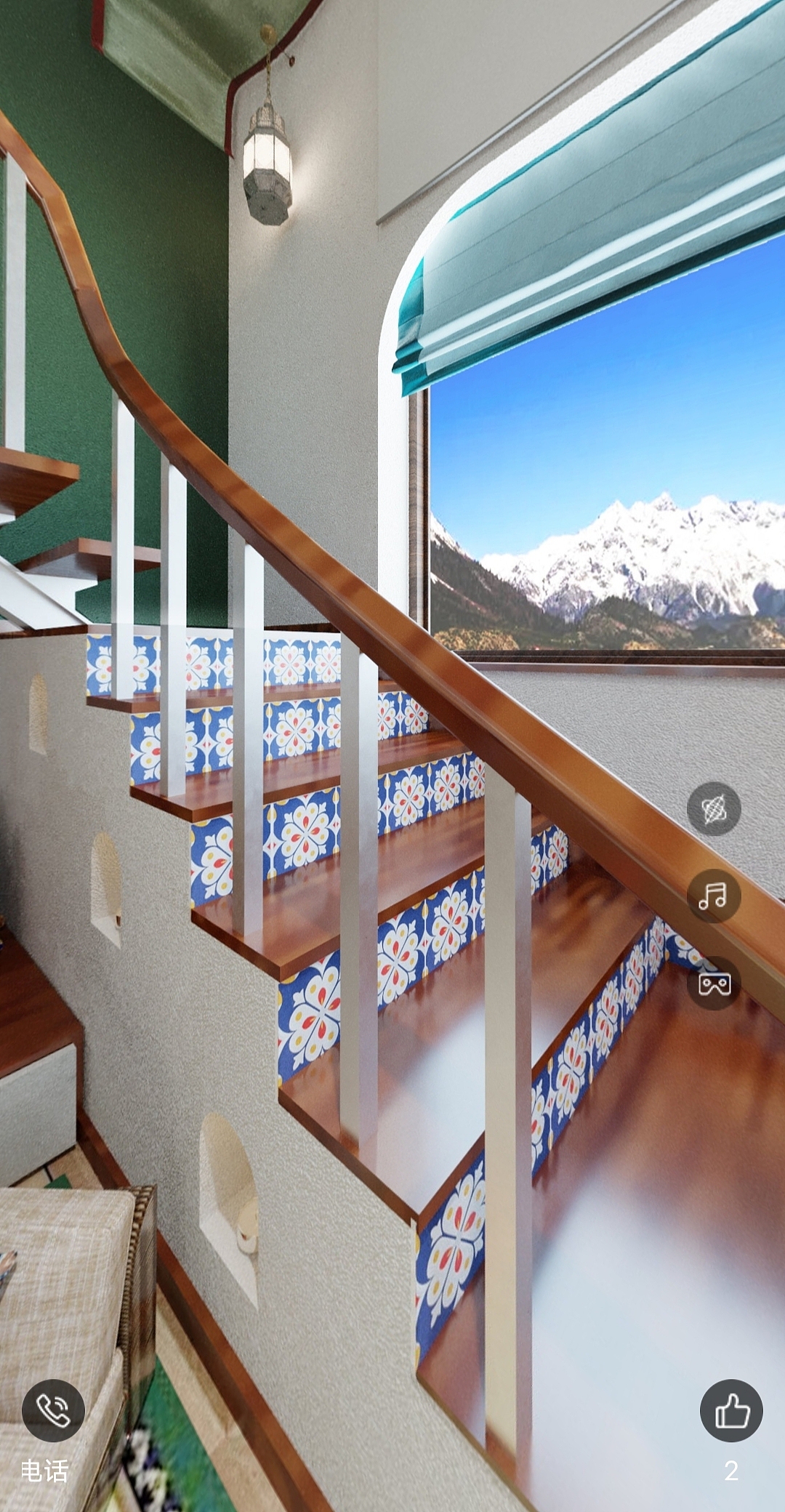 #异域风情隔层公寓楼设计#装修设计 #设计案例分享