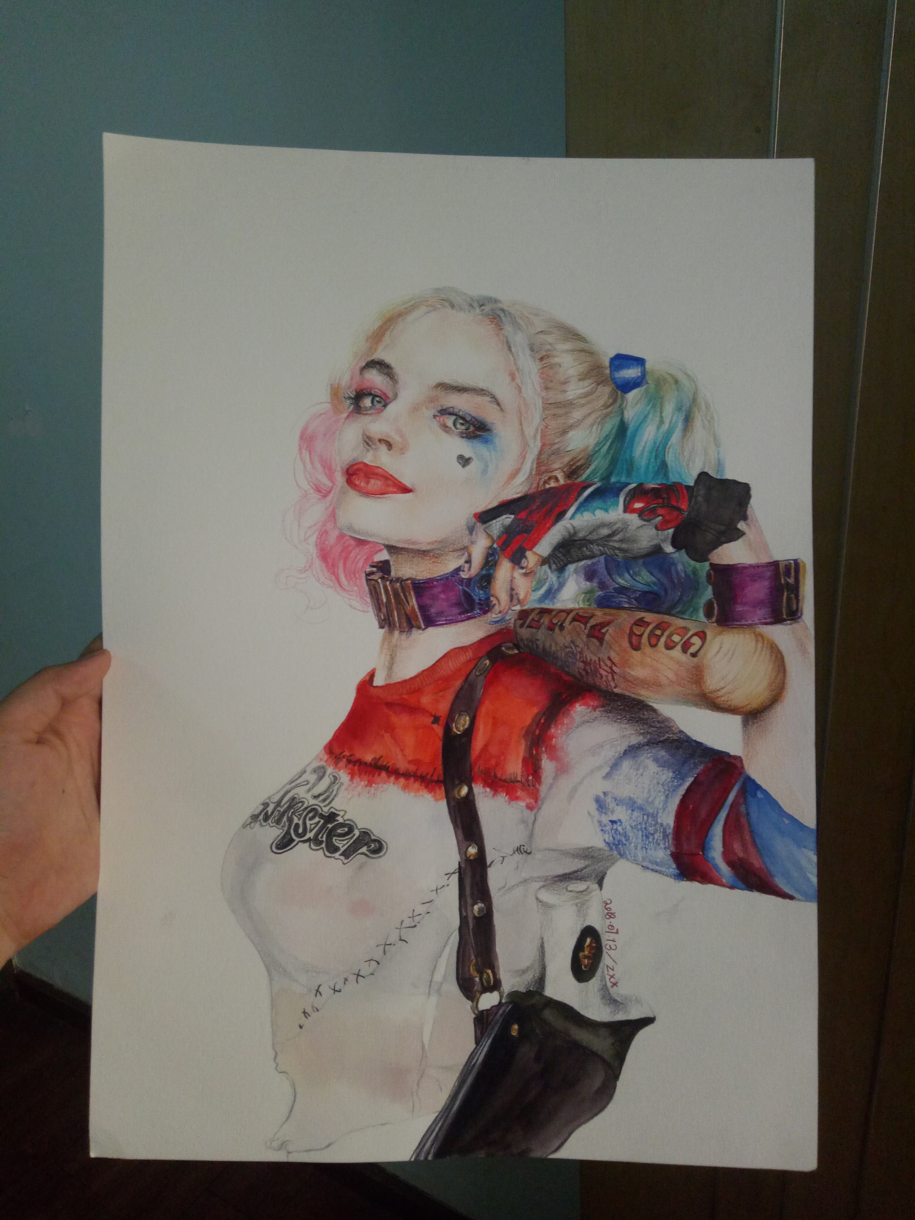 小丑女|纯艺术|绘画|周斤欠斤欠 - 原创作品 - 站酷 (zcool)