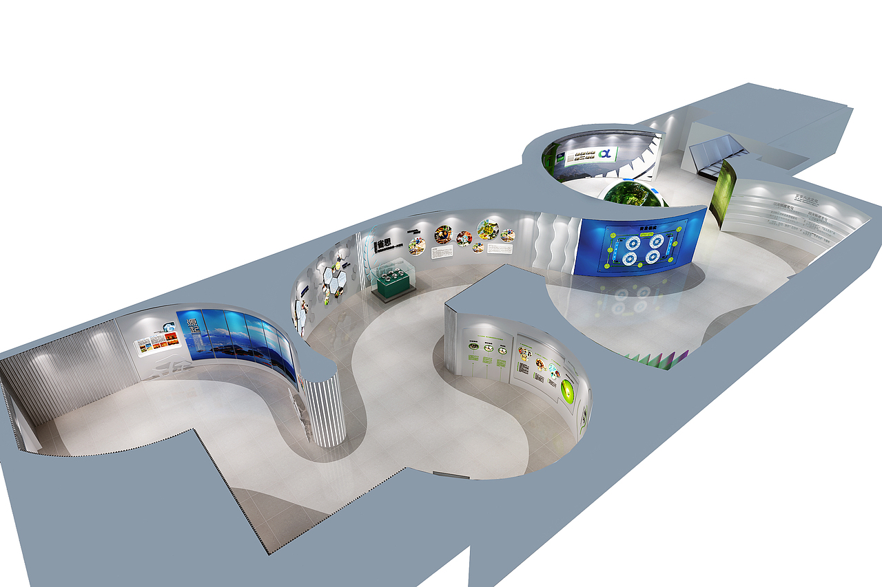 展厅效果图作品