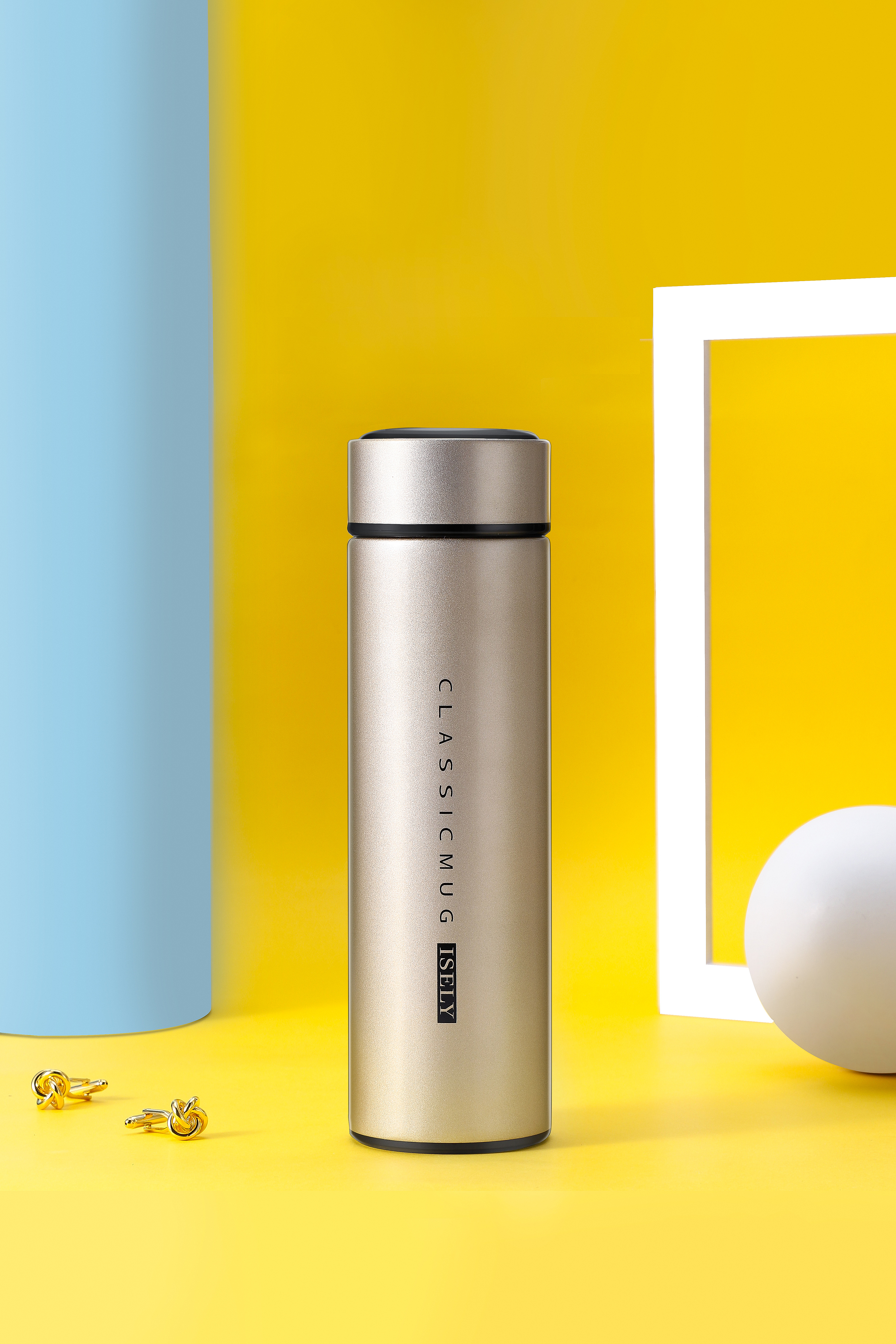 商务风绅士保温杯