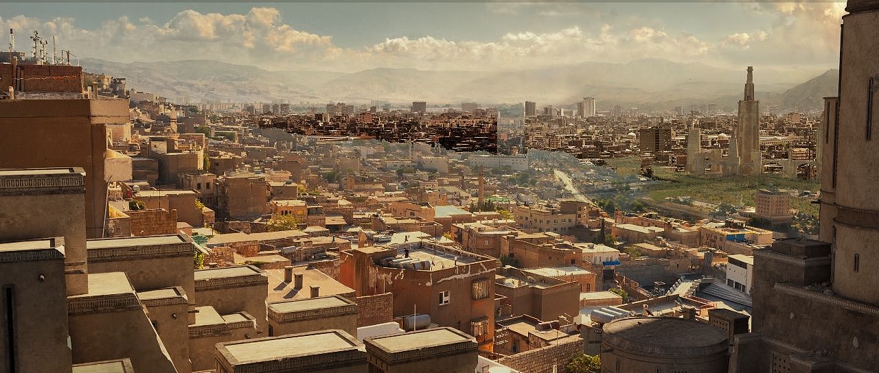 UE5地编转数字汇景,城市系列《神庙》