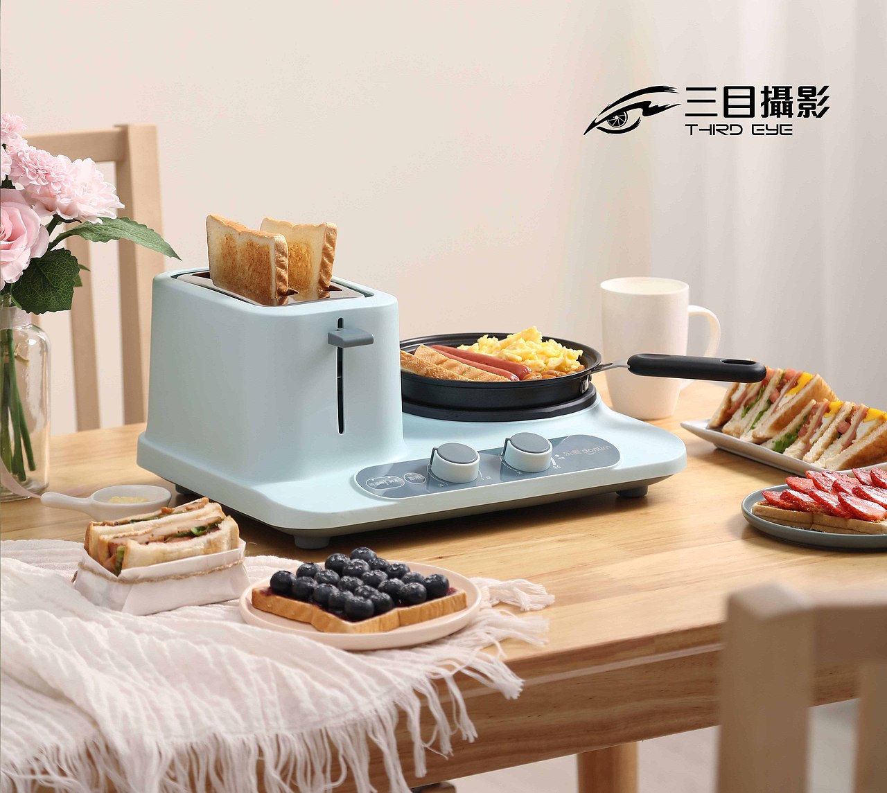 东菱多功能早餐机/多士炉场景图【三目摄影作品】（图ZMTQ4MTc5NjM2） - 产品摄影 - 站酷设计师三目摄影原创素材 - 站酷ZCOOL
