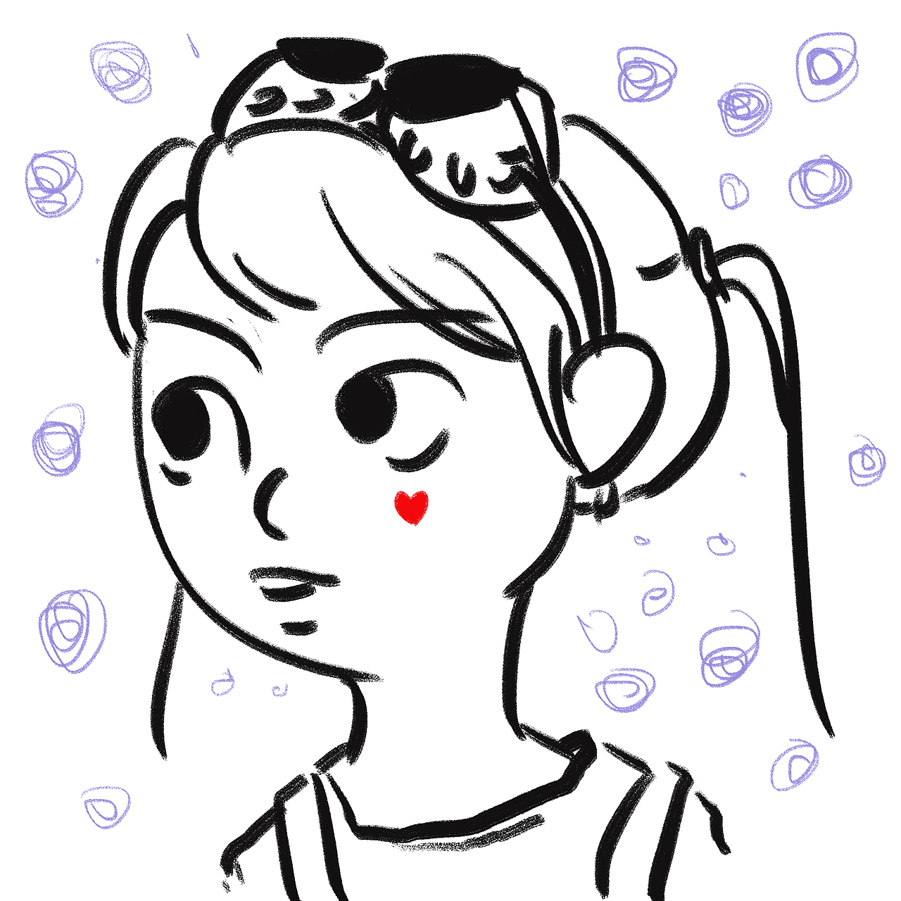 头像绘画,画我想画