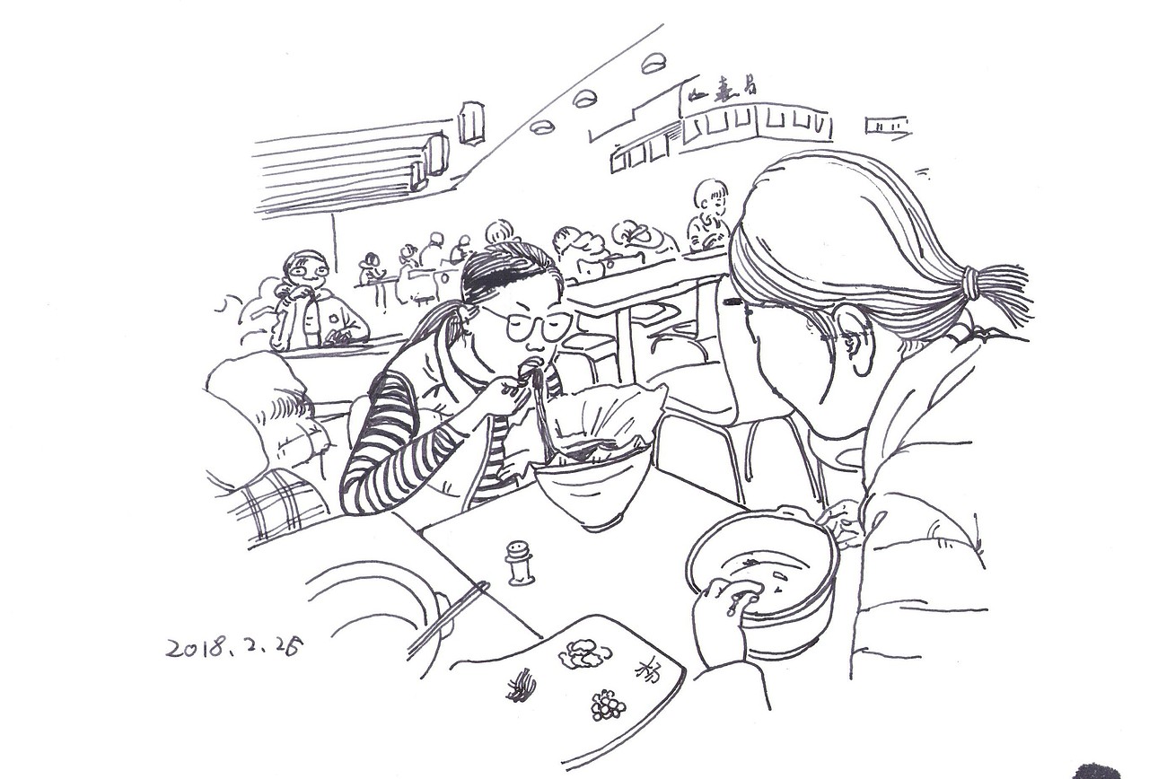 线描市井生活（图ZMTgzNzMyMDg4） - 绘本 - 站酷设计师9FOFO原创素材 - 站酷ZCOOL