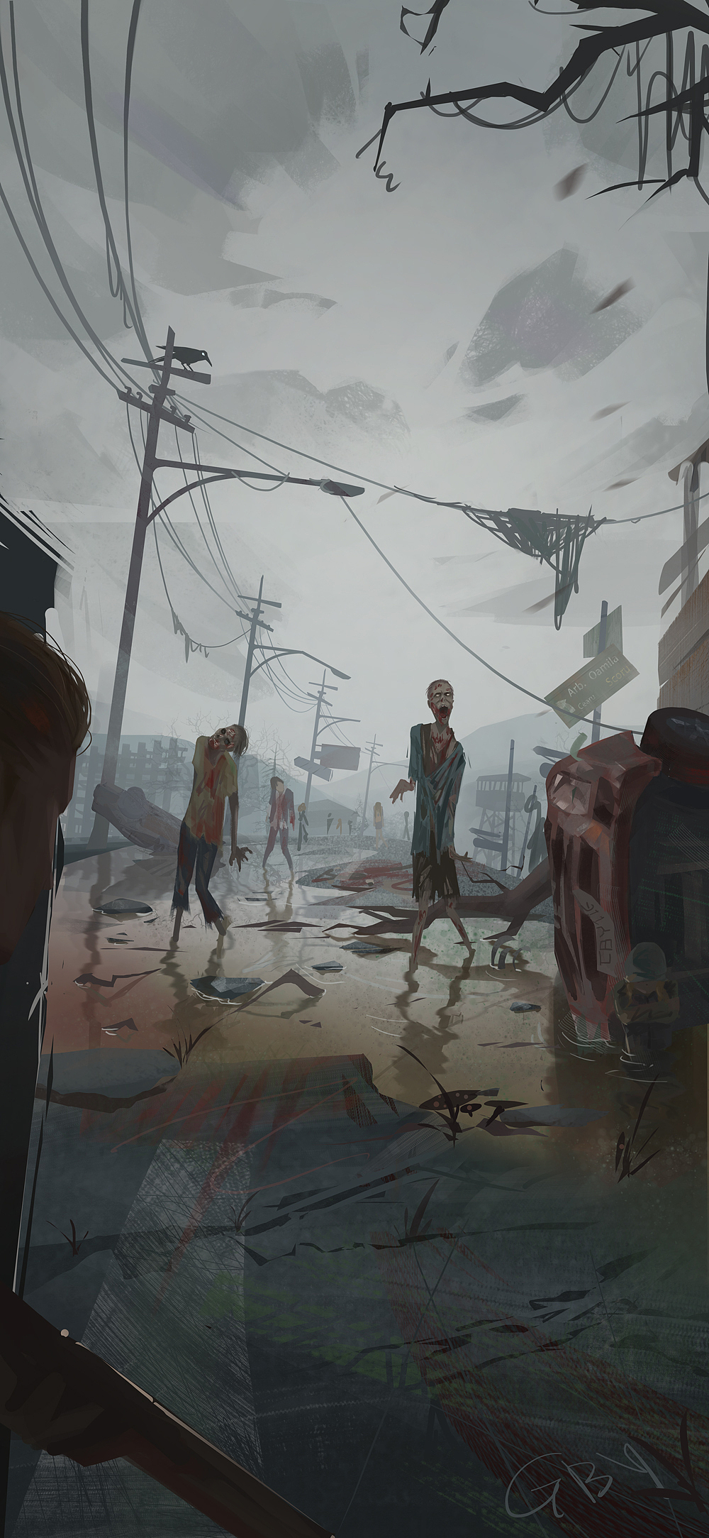 末日游戏插画|插画|游戏原画|狗蛋子啊啊_原创作品-站酷zcool