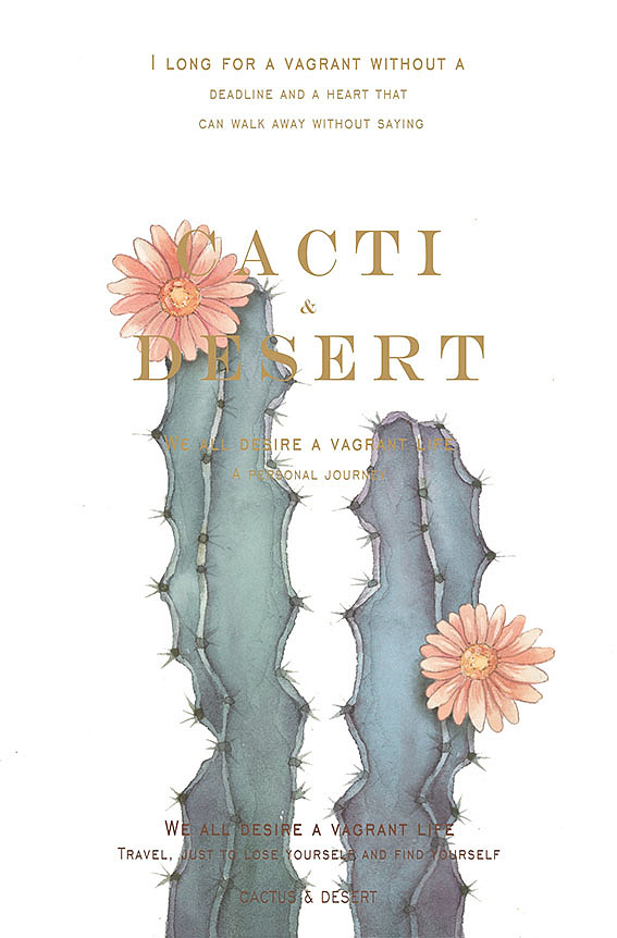 小清新水彩仙人掌 明信片多图（图ZMTI4NjgwODY4） - 商业插画 - 站酷设计师弯总还是不会画猫原创素材 - 站酷ZCOOL