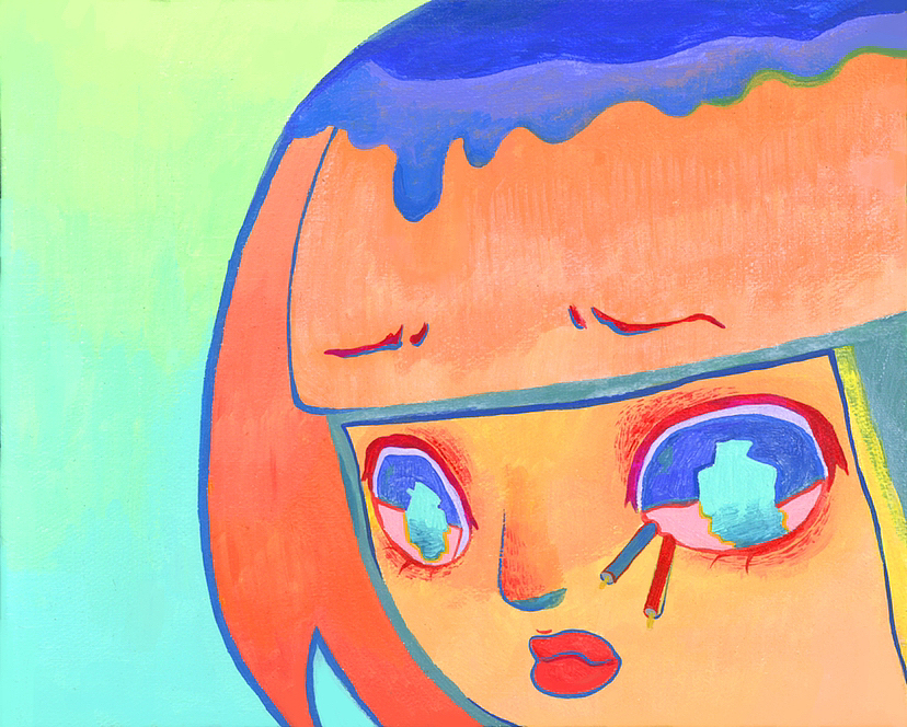 丙烯手绘插画系列（图ZMzI2Njc5NjMy） - 艺术插画 - 站酷设计师回岸原创素材 - 站酷ZCOOL