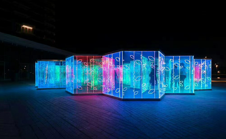 上海幕明互动道具气泡迷宫暖场定制创意装置