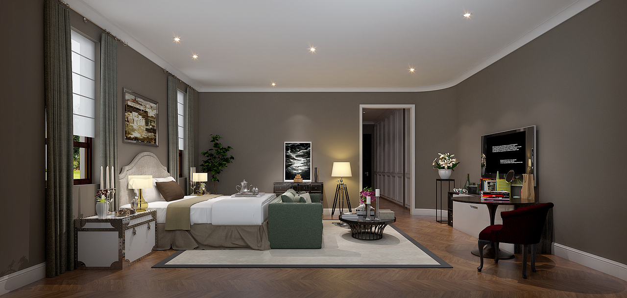 中海尚湖 现代风格 530㎡