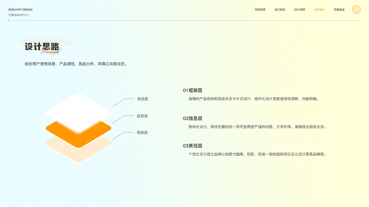 芒果阅读APP设计