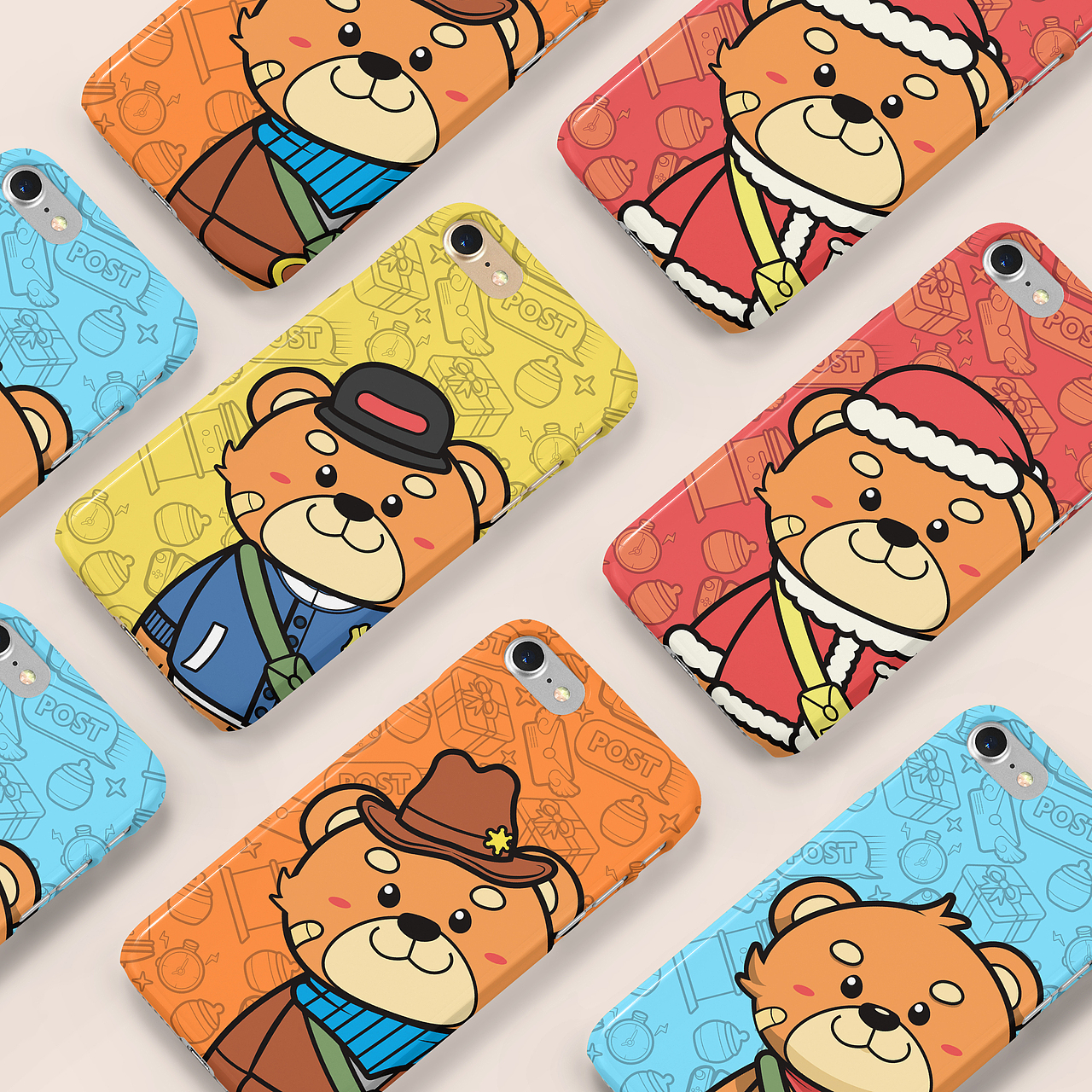 个人原创ip邮差小熊熊