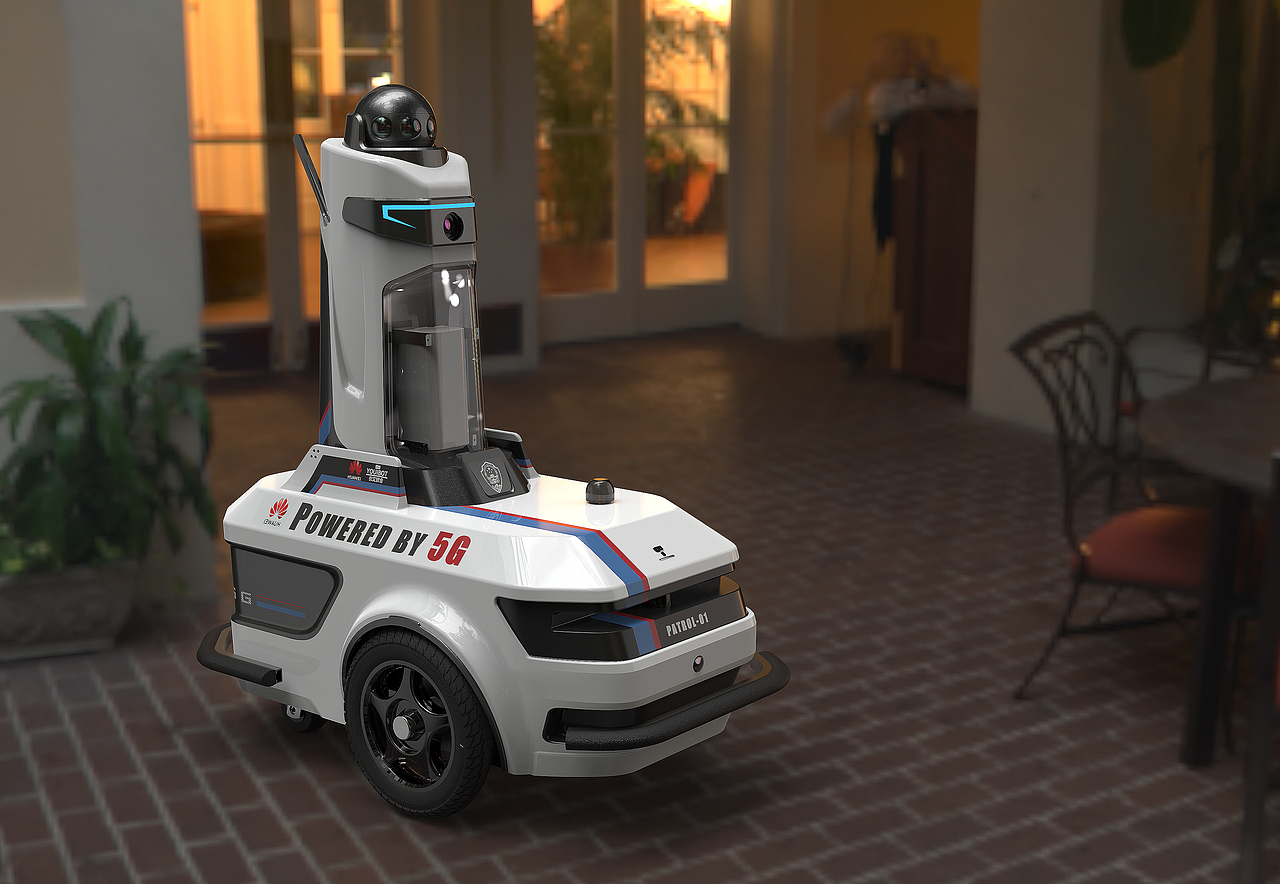 华为园区智能巡检机器人