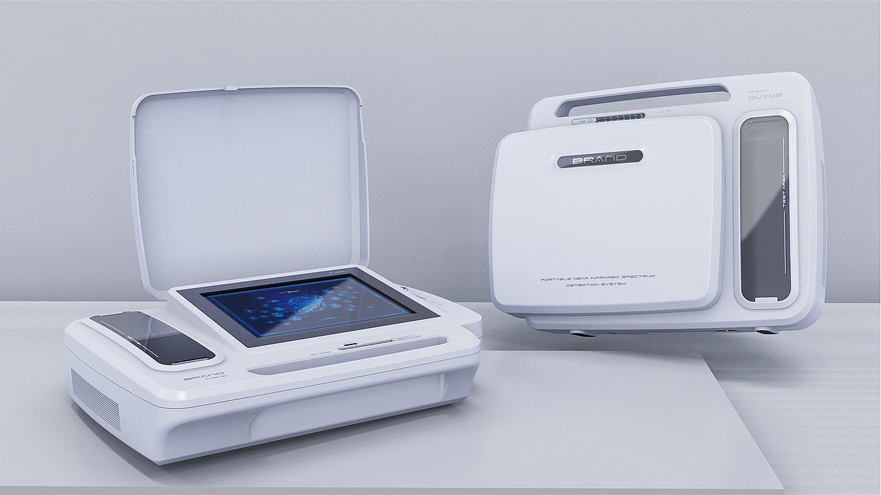 化学分析仪（图ZMjg1NjExNzQw） - 电子产品 - 站酷设计师中创智讯工业设计原创素材 - 站酷ZCOOL