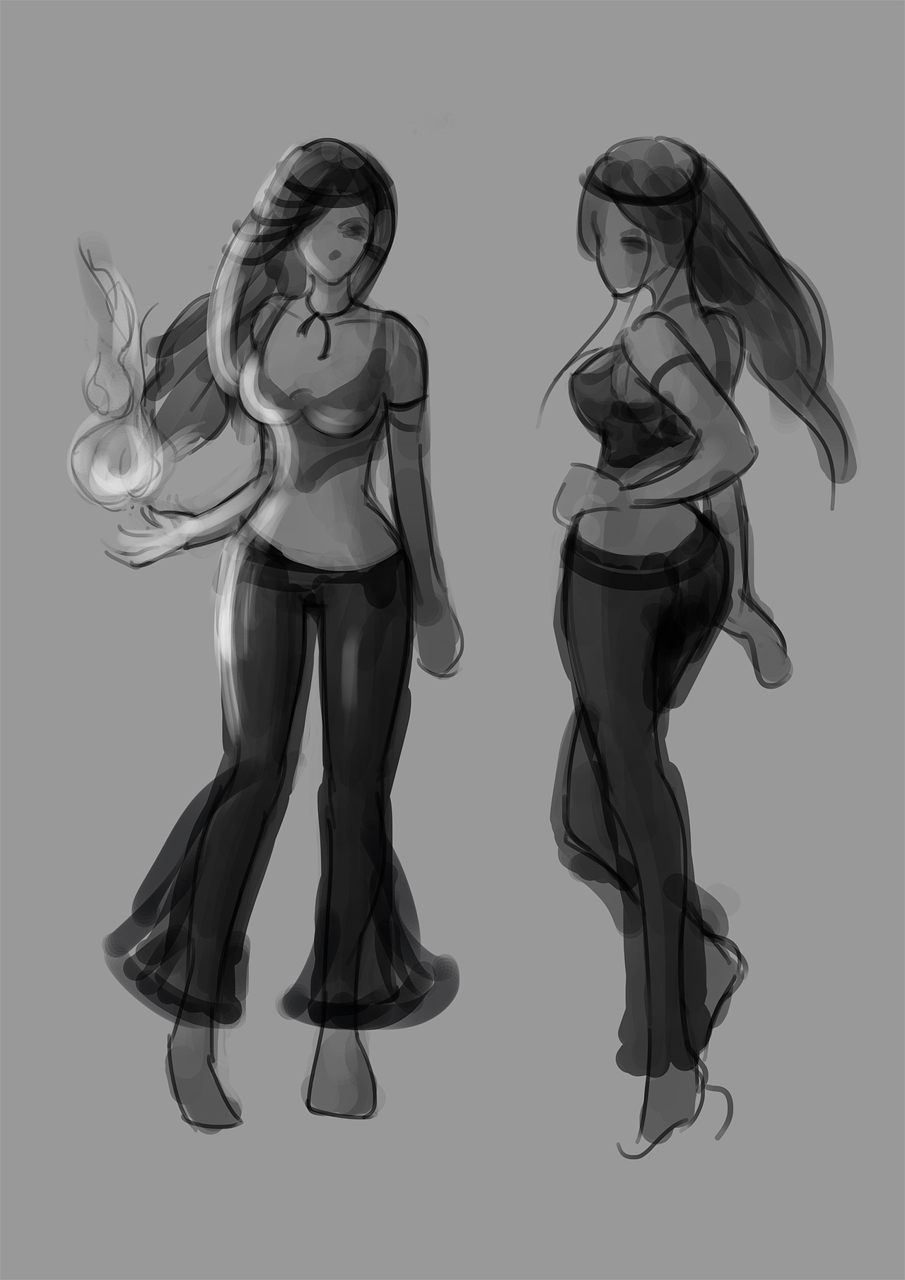 给公司对战类游戏做的人物概念