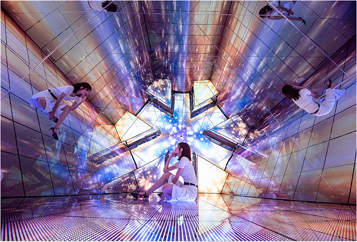 新媒体互动艺术装置《万花幻境》