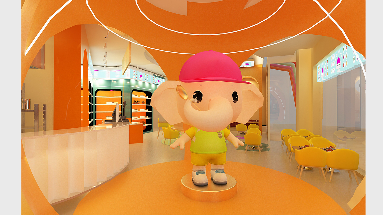 一pai文化 | 餐厅【唯爱家】儿童餐厅（图ZMjc4OTg0OTAw） - 商业空间设计 - 站酷设计师一兀文化原创素材 - 站酷ZCOOL