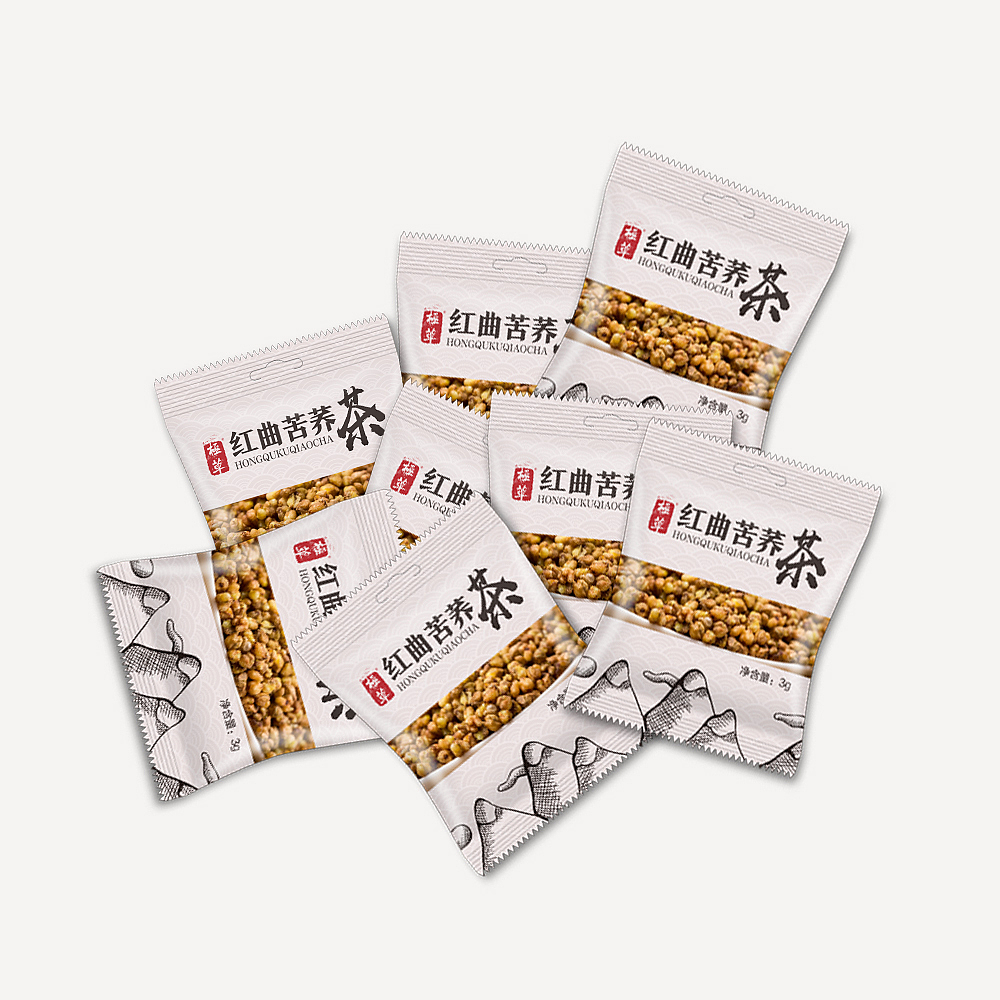 苦荞茶包装设计（图ZOTAxNjg2NDg=） - 包装 - 站酷设计师桓超原创素材 - 站酷ZCOOL