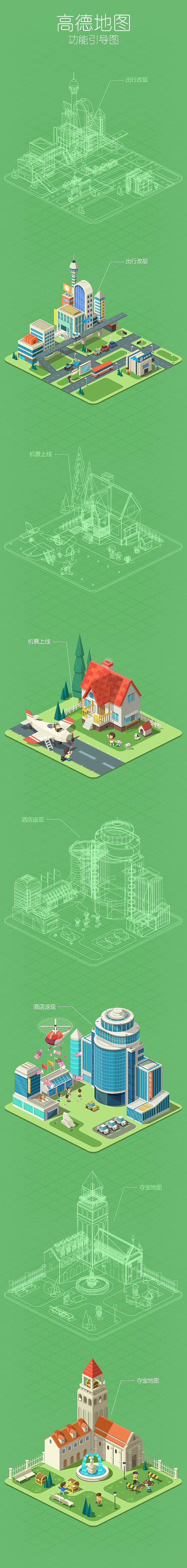 高德地图功能引导图（图ZMTgxMDk1MTI=） - APP界面 - 站酷设计师Hongfan原创素材 - 站酷ZCOOL