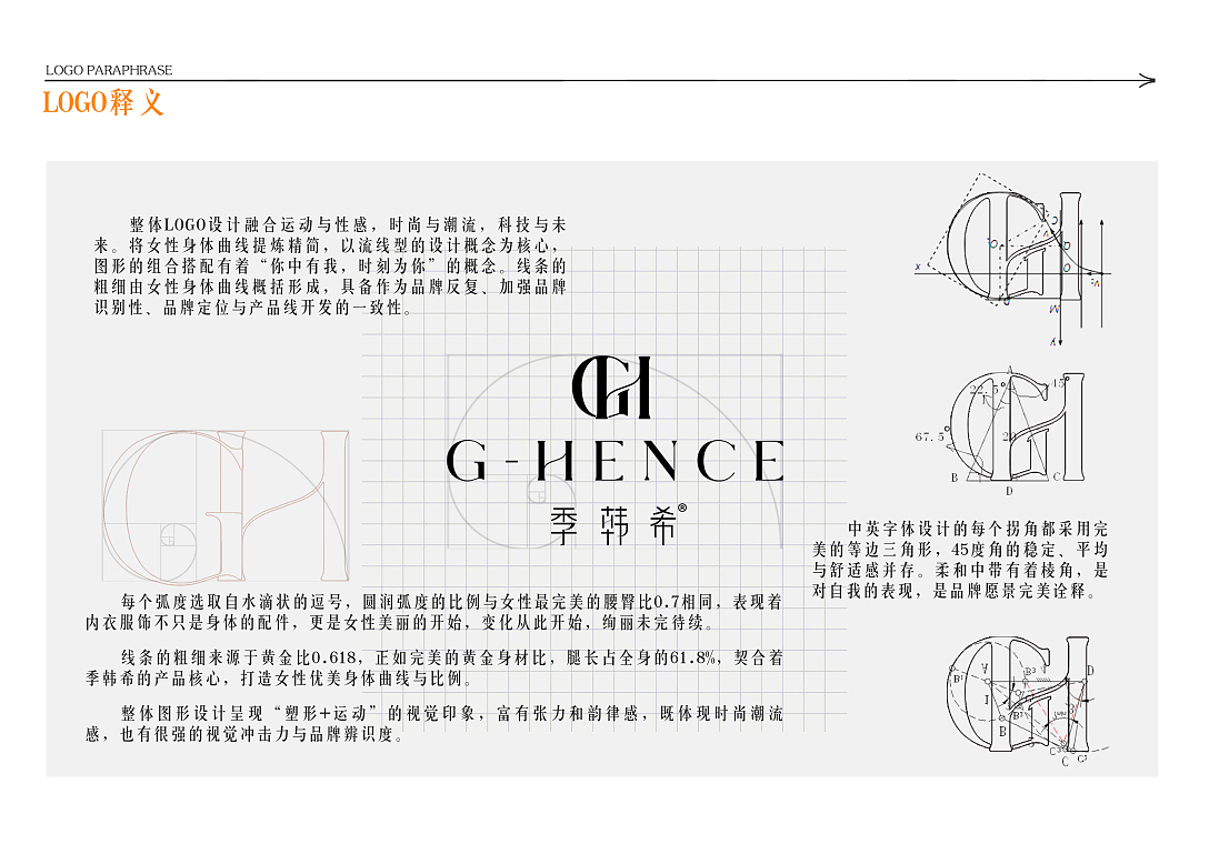 【霈约文化】季韩希品牌logo视觉展示方案