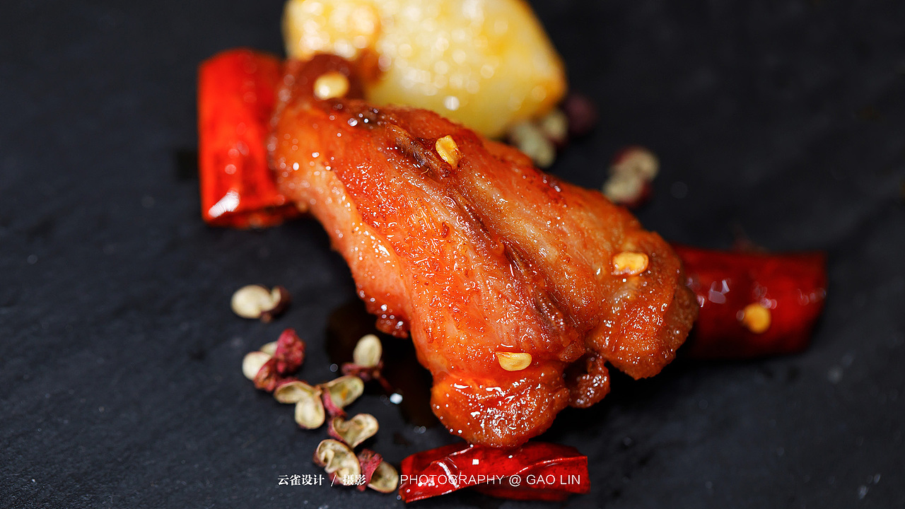 小吃美食煸鸡 I 云雀美食摄影