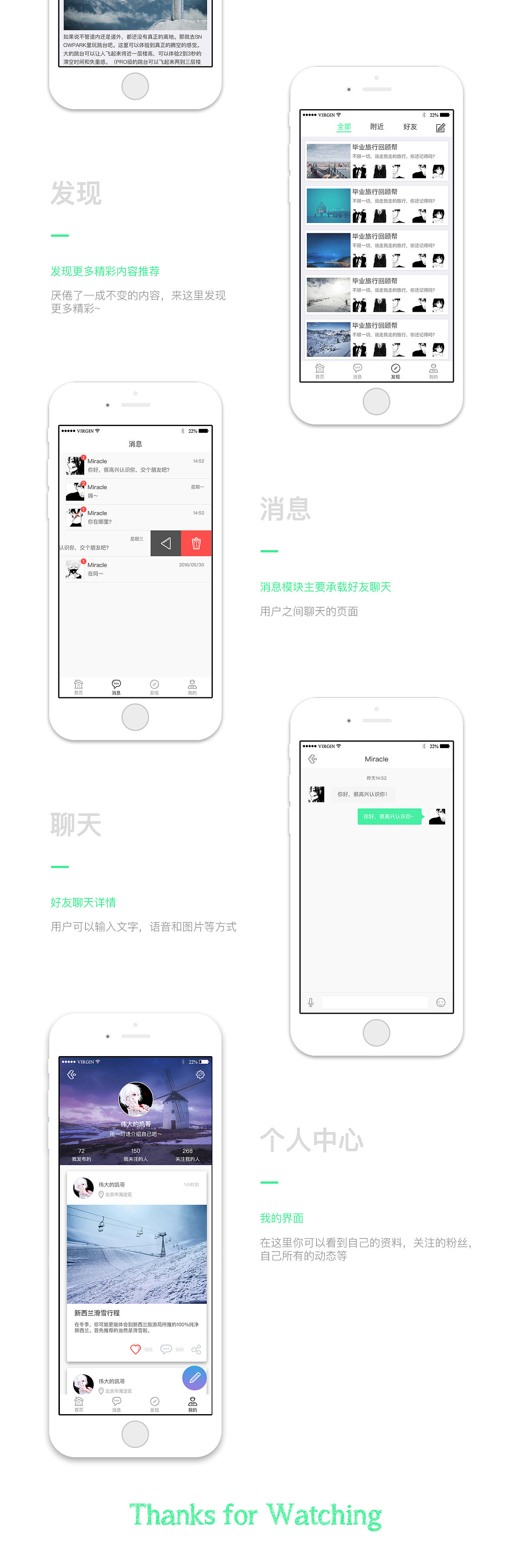 一款关于旅行游记的APP（图ZNjEzMTg0NjQ=） - APP界面 - 站酷设计师W_Y_K原创素材 - 站酷ZCOOL