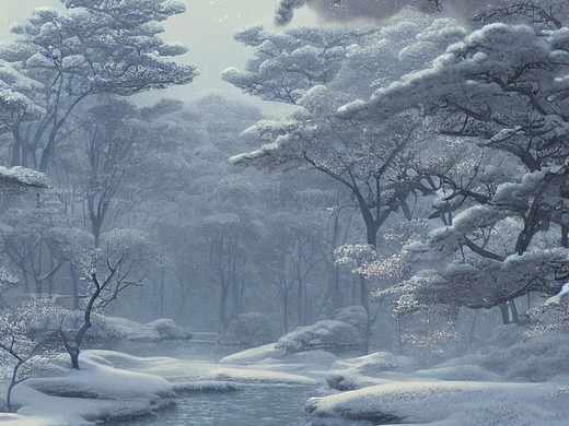#AI创作实验室#华北平原的初冬（个人主页-ZNjIyOTUyMzY=） - AI作品 - 站酷设计师R四筒原创素材 - 站酷ZCOOL