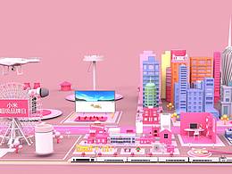 c4d卡通场景