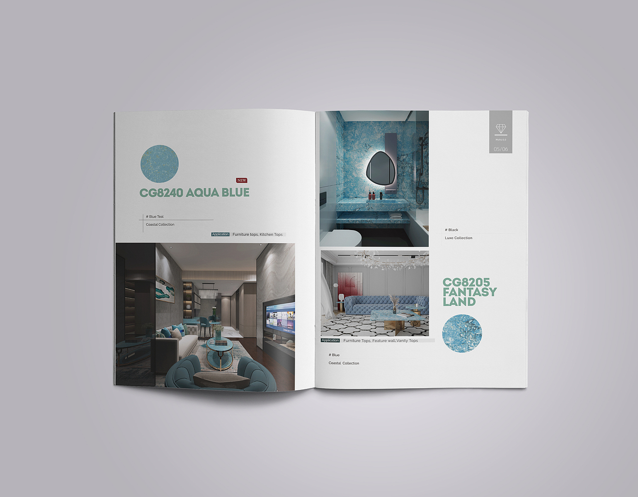 大理石材料画册