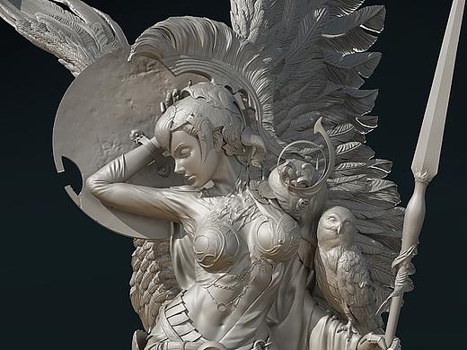 《ATHENA》雕像