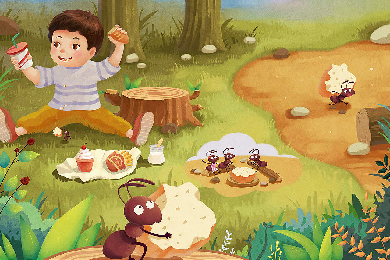 儿童绘本小结（图ZMjM2ODY5MjQ4） - 儿童插画 - 站酷设计师c王子的金鱼原创素材 - 站酷ZCOOL
