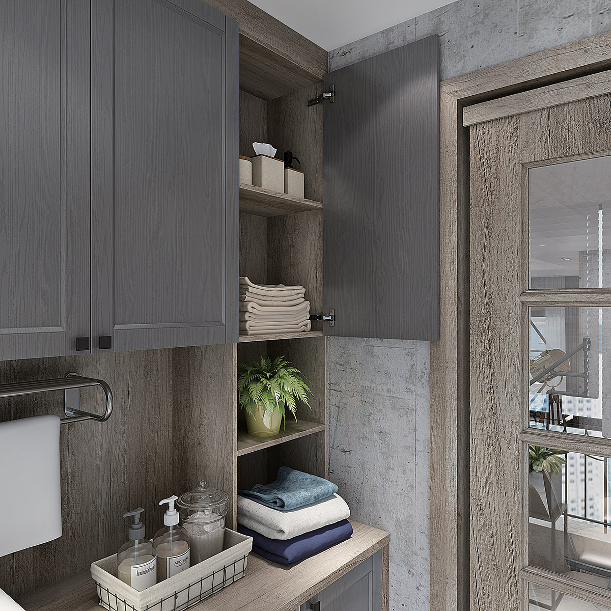 意式轻奢极简全屋定制案例赏析--高级灰系列