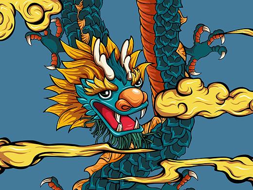 哇哦！是龙呀！（个人主页-ZNDQ5NTY4Mjg=） - 创作习作 - 站酷设计师上官青狗原创素材 - 站酷ZCOOL