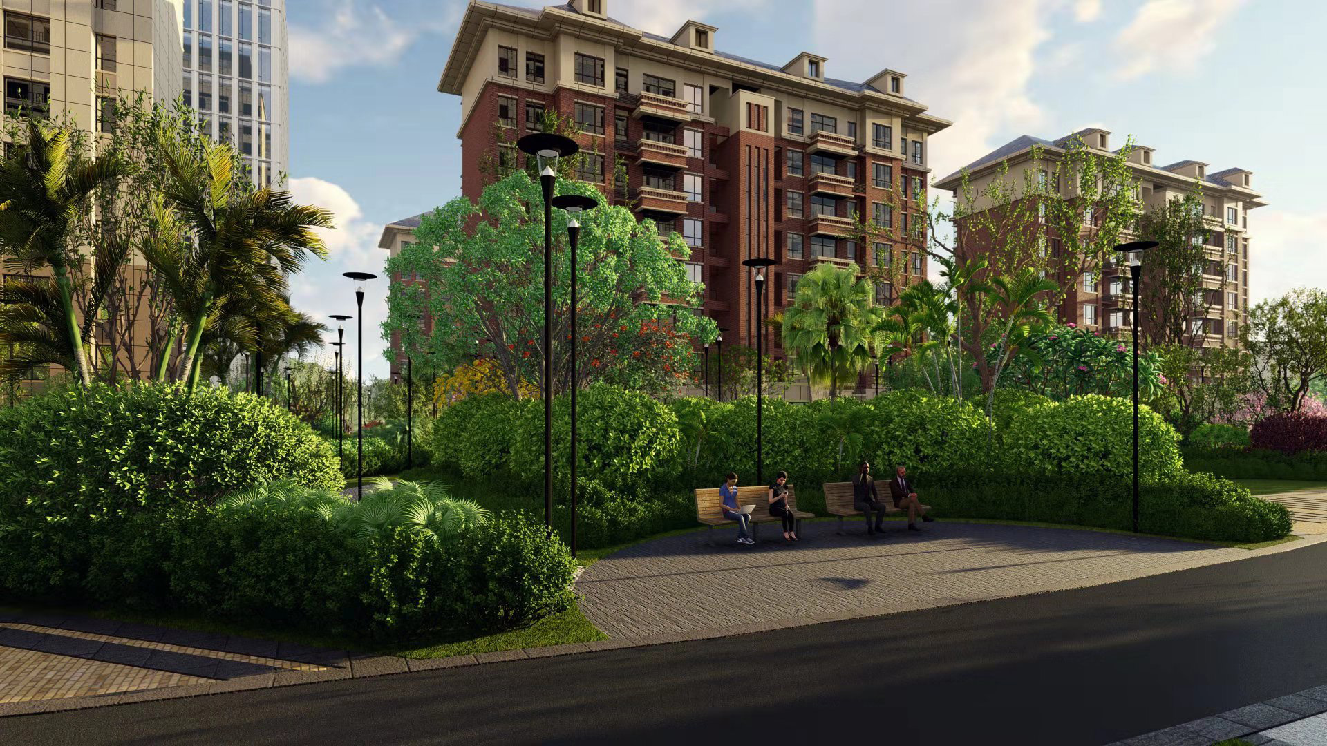 lumion 小区景观表现