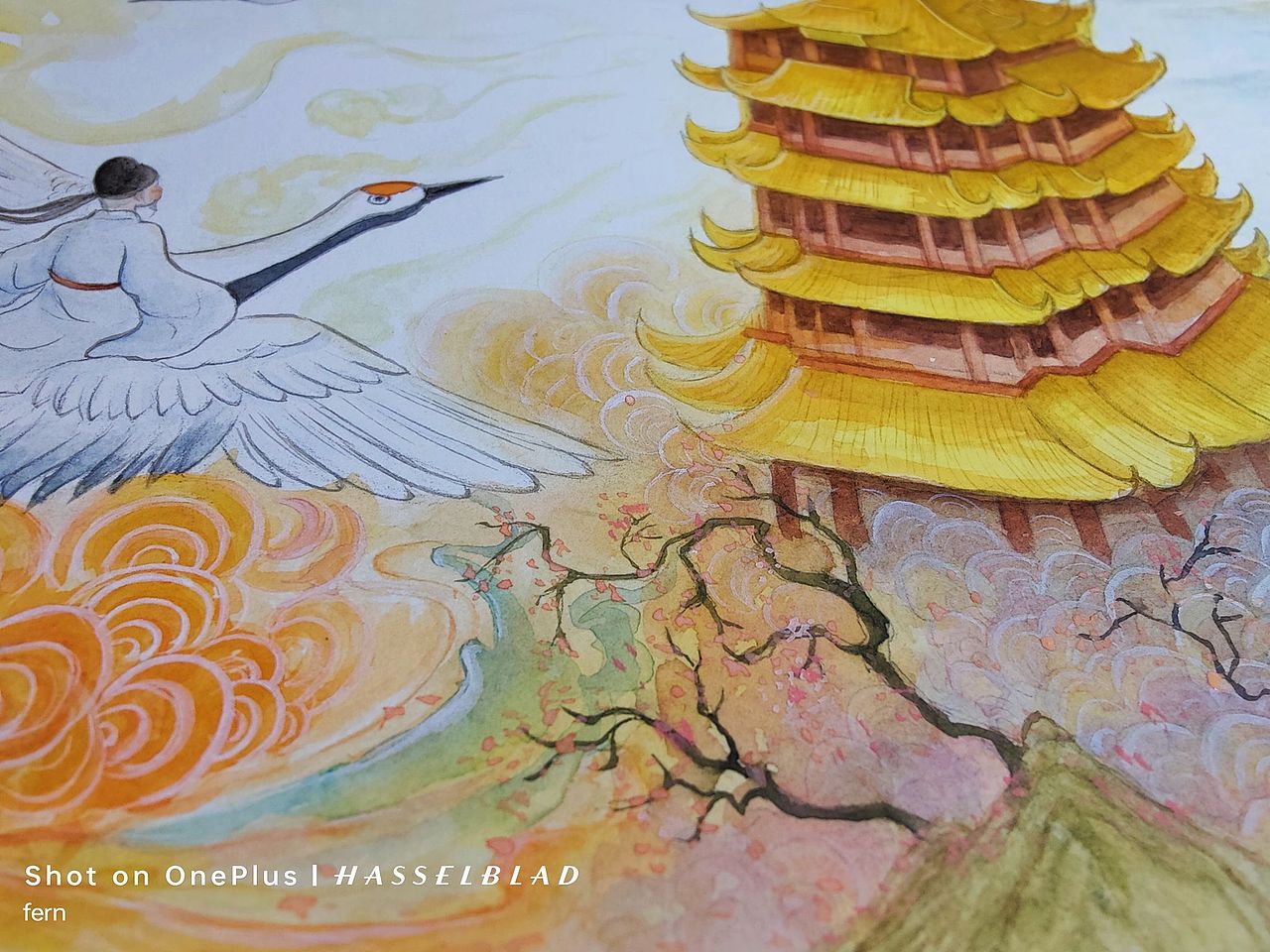 黄鹤楼（图ZMzQ3MDEyODAw） - 艺术插画 - 站酷设计师槿上fern原创素材 - 站酷ZCOOL