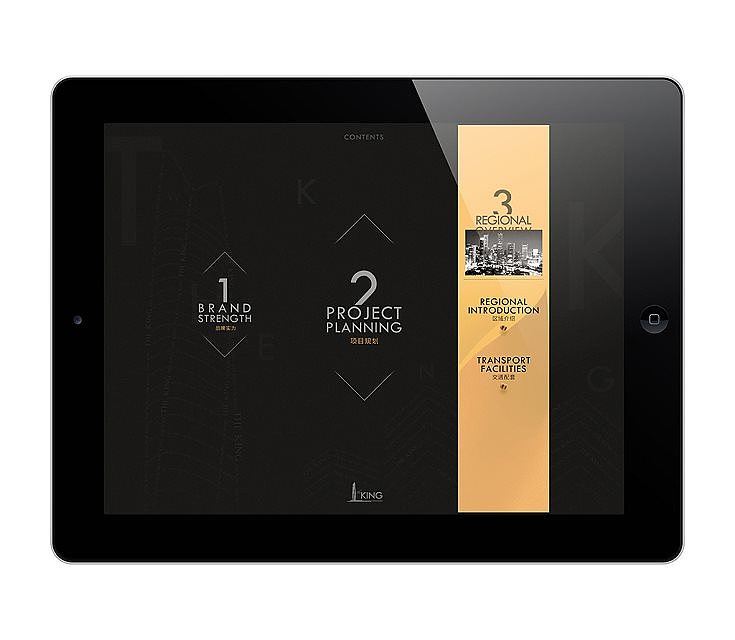 沈阳华强金融中心IPAD界面设计